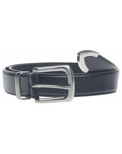 D555 Joeseph Metal Tip End Belt Black